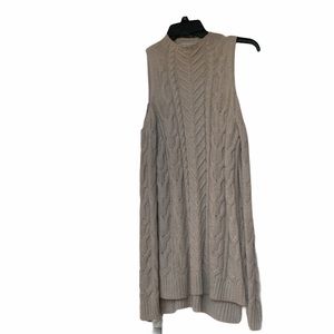 Cold shoulder cream New York& company sweater; M